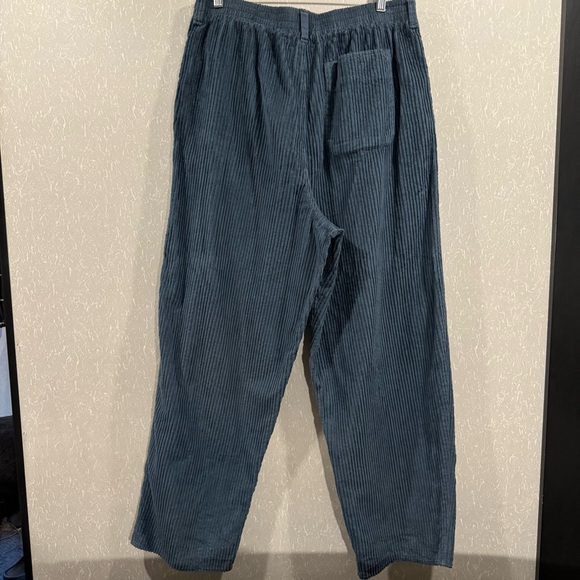 UO Blue Baggy Corduroy Beach Pants - Picture 4 of 8
